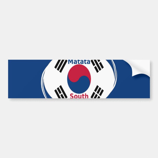 Hakuna Matata South Korea Art Print/Graphic Bumper Sticker (Front)
