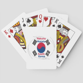 Hakuna Matata South Korea Art Print/Graphic Poker Cards