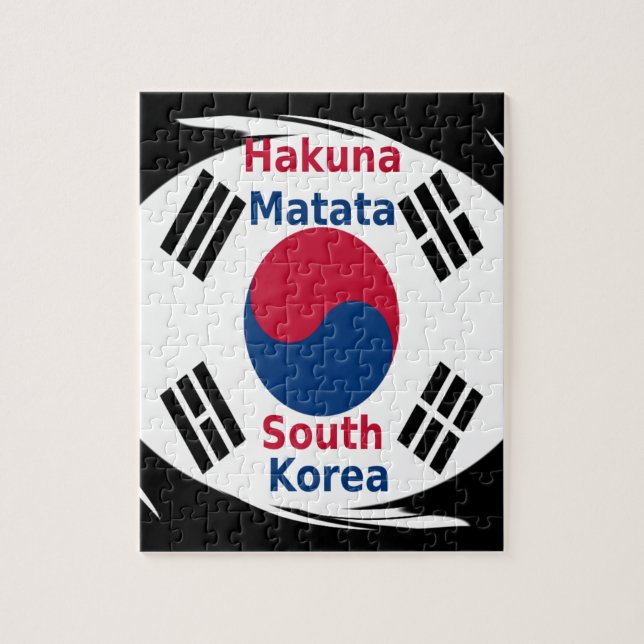 Hakuna Matata South Korea Jigsaw Puzzle (Vertical)