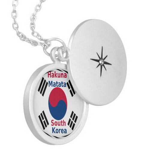 Hakuna Matata South Korea Sterling Silver Necklace