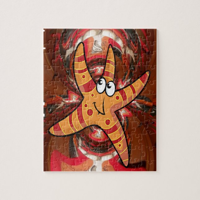 Hakuna Matata Starfish Design Jigsaw Puzzle (Vertical)
