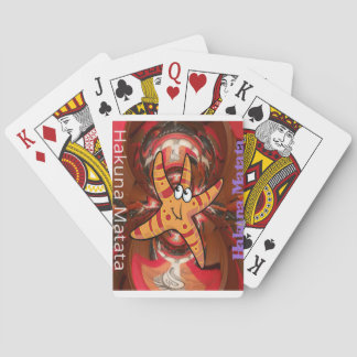 Hakuna Matata Starfish Design Poker Cards