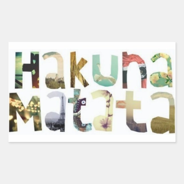 Hakuna Matata Stickers (Front)