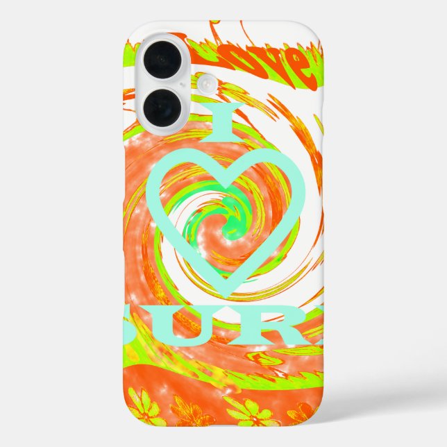 Hakuna Matata Summer Baby Kids I Love Surfing Case-Mate iPhone Case (Back)