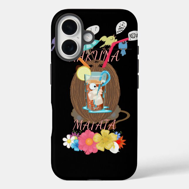 Hakuna Matata Summer time beach party Case-Mate iPhone Case (Back)