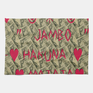 Hakuna Matata Talk Money Art Print Design Towel