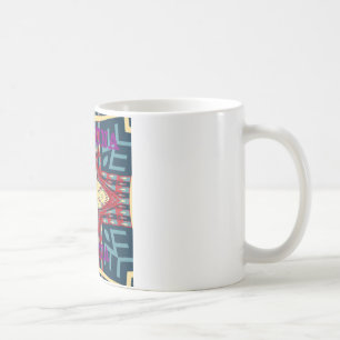 Hakuna Matata Text Hope Abstract Art Print Design Coffee Mug