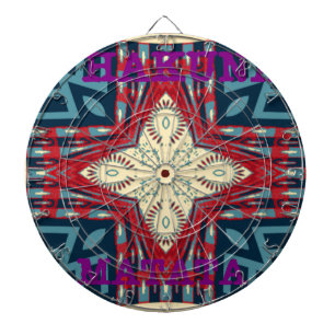 Hakuna Matata Text Hope Abstract Art Print Design Dart Board