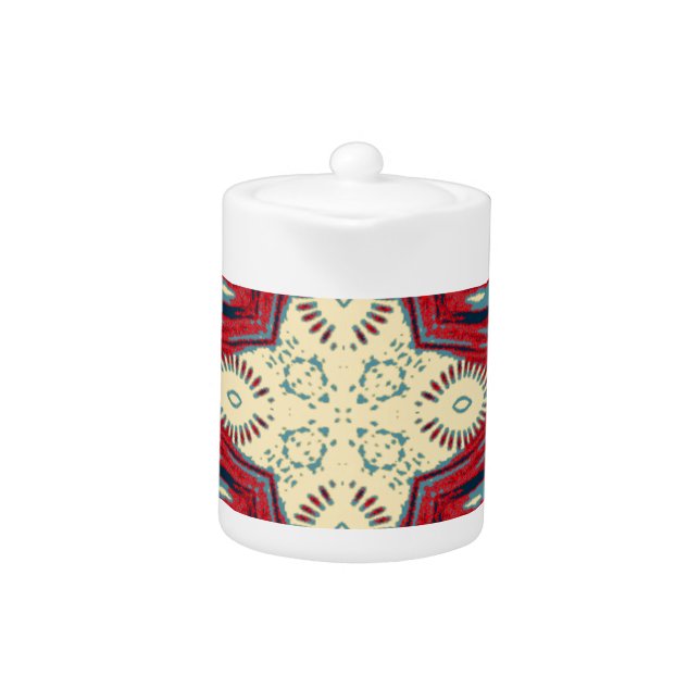 Hakuna Matata Text Hope Abstract Art Print Design Teapot (Front)