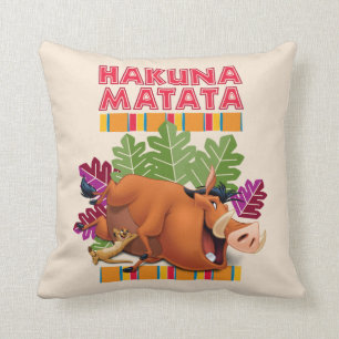 Hakuna Matata Throw Pillow