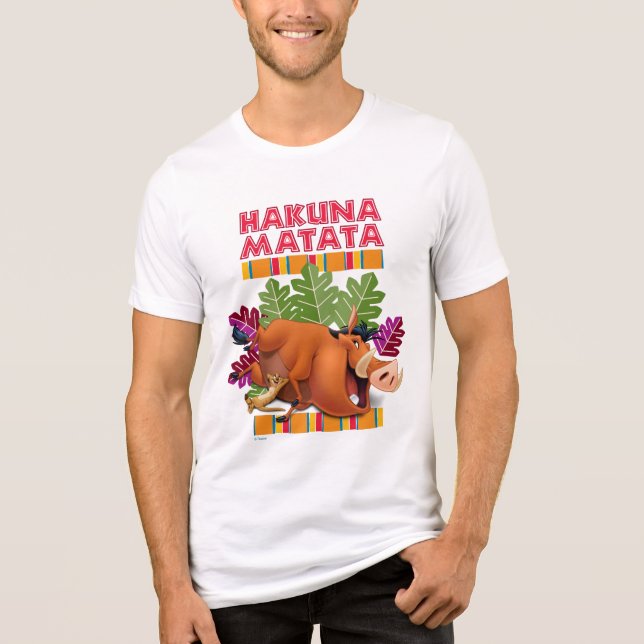 Hakuna Matata Tri-Blend Shirt (Front)