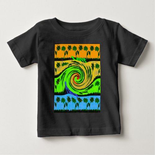 Hakuna Matata Tsunami Love Wave Colorspng Baby T_Shirt