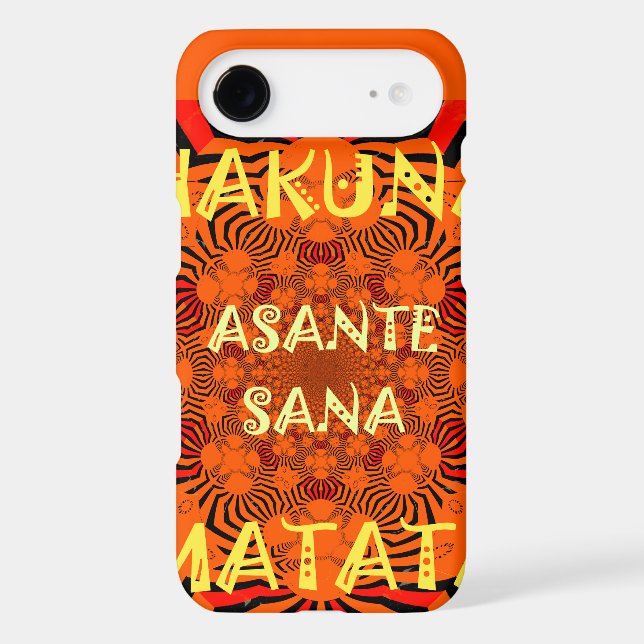 Hakuna Matata Unique Exceptional Thank You Case-Mate iPhone Case (Back)