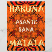 Hakuna Matata Uniquely Exceptionally latest patter (Front)