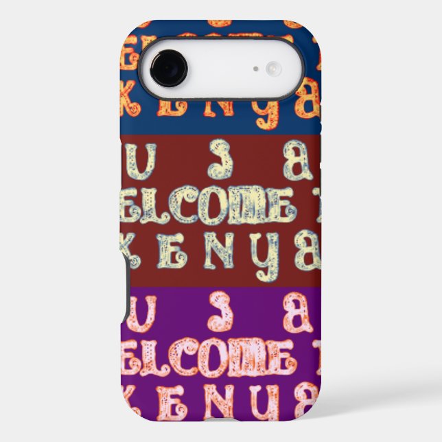 Hakuna Matata Welcome to Kenya.png Case-Mate iPhone Case (Back)