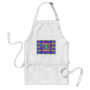 Hakuna Matata – Whirl Design with Vibrant Colors Adult Apron