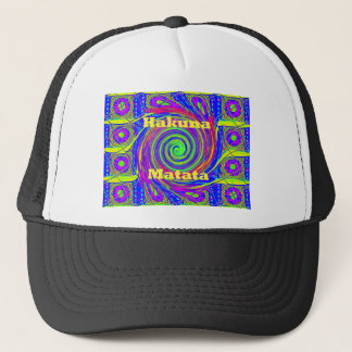 Hakuna Matata – Whirl Design with Vibrant Colors Trucker Hat
