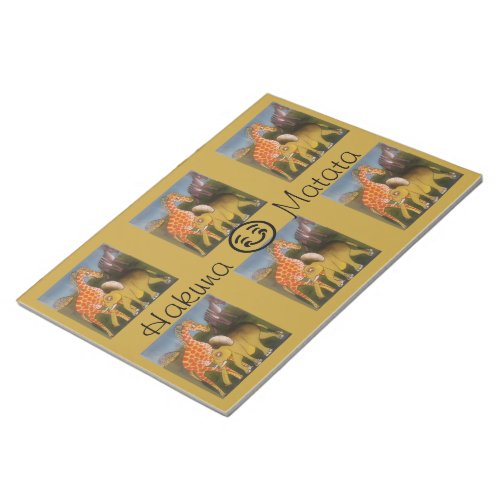 Hakuna Matata With a Smile Notepad