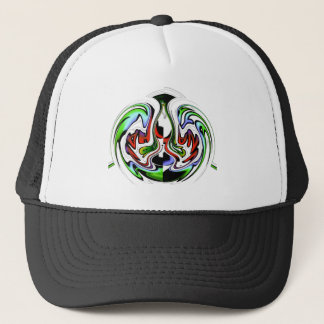 Hakuna Matata with Abstract Whirl and Gradients Trucker Hat