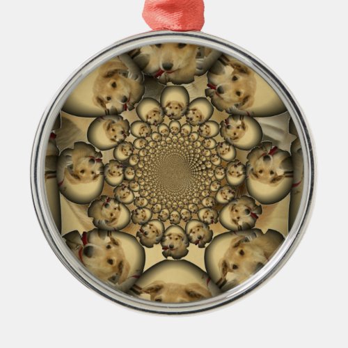Hakuna Matta Puppies and Dogs infinity amazing sty Metal Ornament