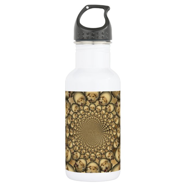 Hakuna Matta Puppies and Dogs infinity amazing sty Water Bottle (Front)