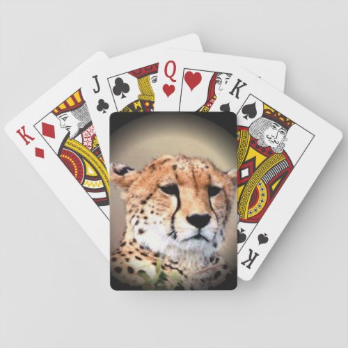 Hakunamatata Cheetah tear marks Customize Product Poker Cards
