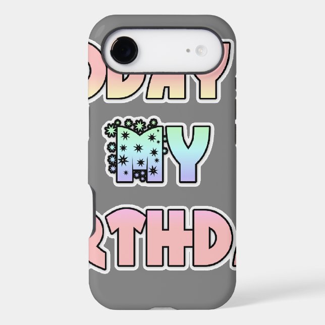 HakunaMatata Gift Today is my Birthday.png Case-Mate iPhone Case (Back)