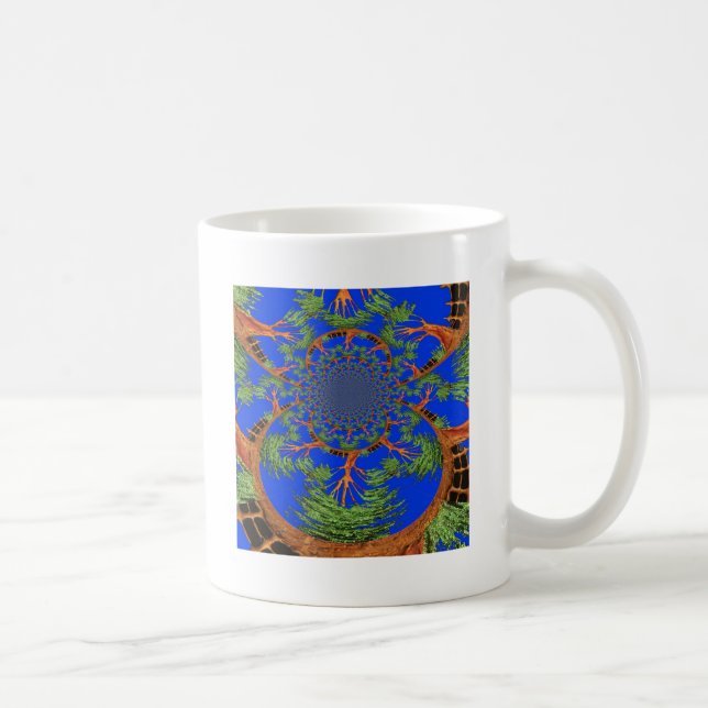 HakunaMatata I'm not allergic to people Eco tree Coffee Mug (Right)