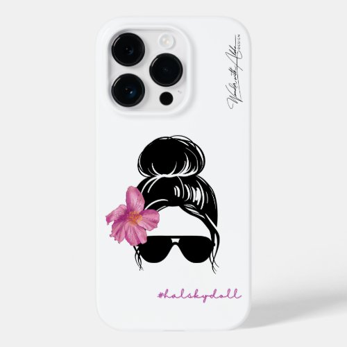 HAL Sky Doll Hibiscus by Wander With Aloha Case_Mate iPhone 14 Pro Case