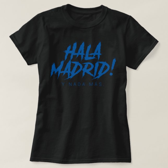 Hala Madrid Essential T-Shirt (Design Front)