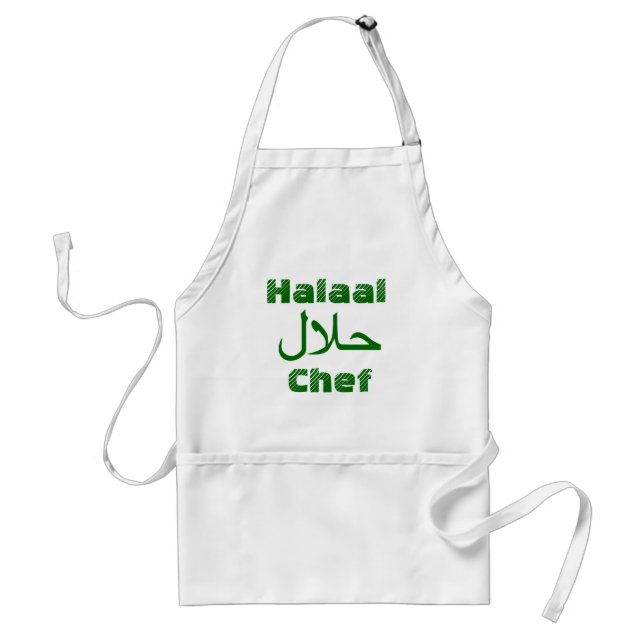 Halaal Chef Adult Apron (Front)
