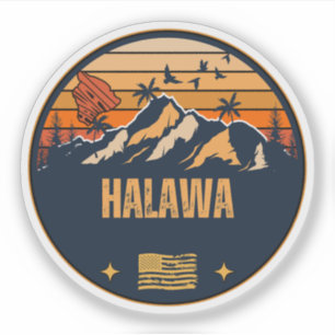 Halawa, Hawaii Sticker
