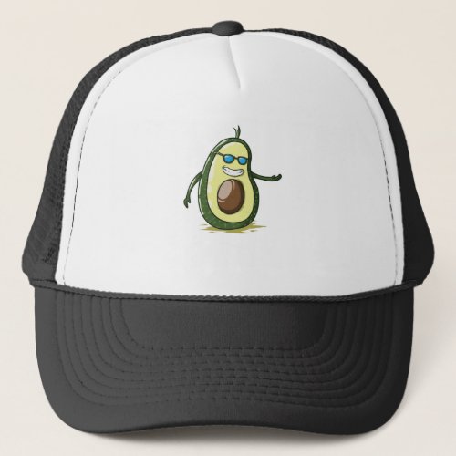 halbe Avocado mit Kern Prchenlook Trucker Hat