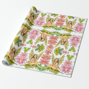 Halcyon Fairy JL Biel Wrapping Paper