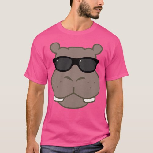 Halcyon Hippo Graphic Tee Wow Pink