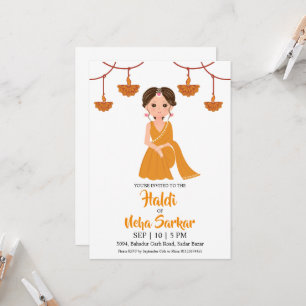 haldi ceremony invitation