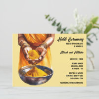 Haldi indian pre wedding ceremony turmeric paste