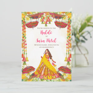 Haldi invites & Holud invitation Haldi invitations