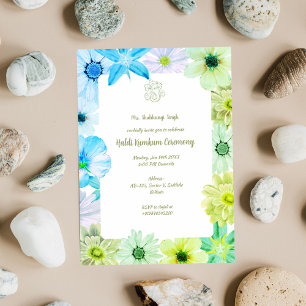 Haldi Kumkum Ceremony Invitation