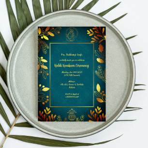 Haldi Kumkum Ceremony Invitation