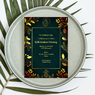 Haldi Kumkum Ceremony Invitation