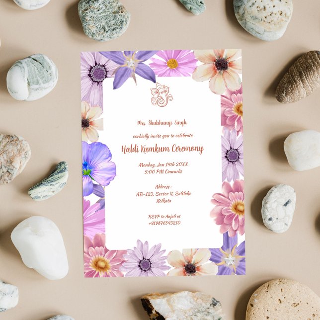 Haldi Kumkum Ceremony Invitation (Creator Uploaded)