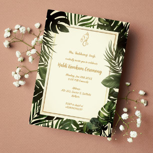 Haldi Kumkum Ceremony Invitation