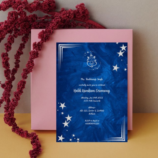 Haldi Kumkum Ceremony Invitation (Creator Uploaded)