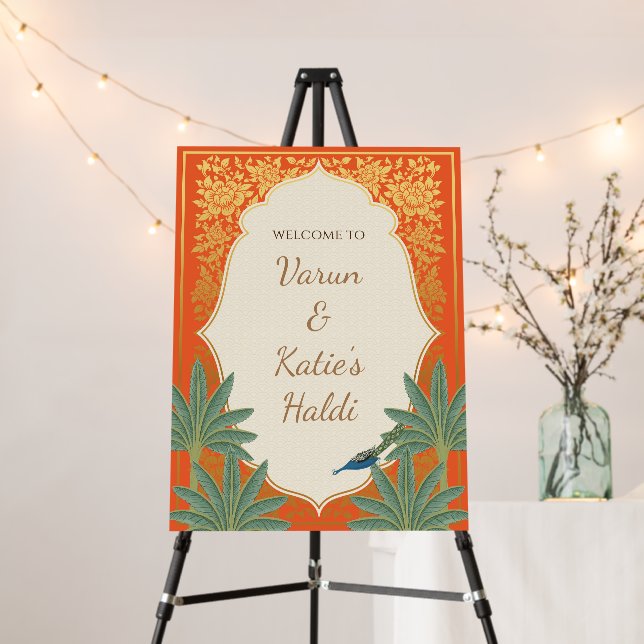 Haldi welcome sign Pithi signs, Holud Signs (In Situ (Stand))
