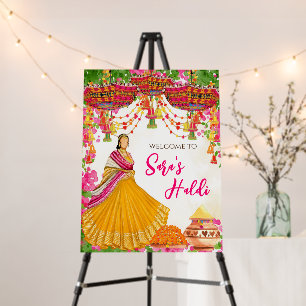 Haldi Welcome signs & Haldi decoration, Haldi Sign