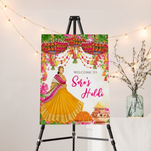 Haldi Welcome signs  Haldi decoration Haldi Sign