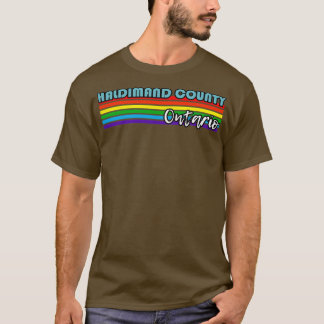 Haldimand County Ontario Pride  Haldimand County L T-Shirt