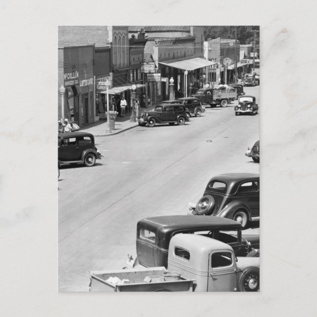 Hale County, Alabama, 1930s Postcard (Front)
