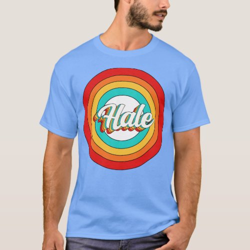 Hale Name Shirt Vintage Hale Circle